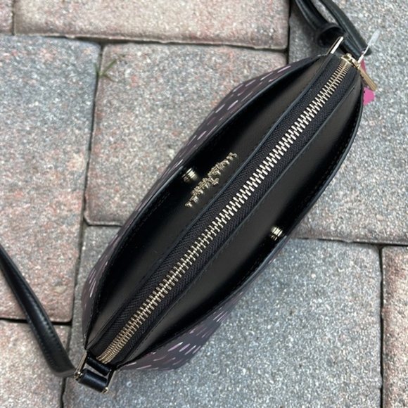 Kate Spade Payton Dome Crossbody with Fiesta Dot Black Multi - Picture 4 of 16